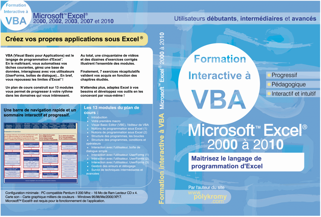 comment avoir vba sur excel